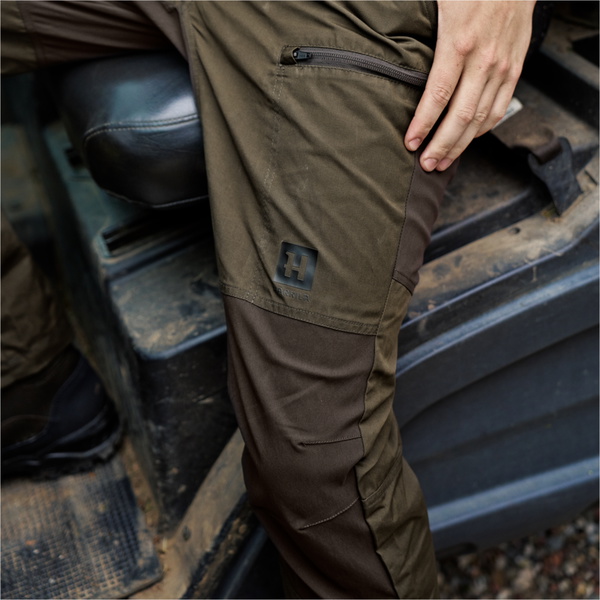 2025 Harkila Herren Hrkila Fjell Hosen 104370022 - Willow Green / Shadow Braun
